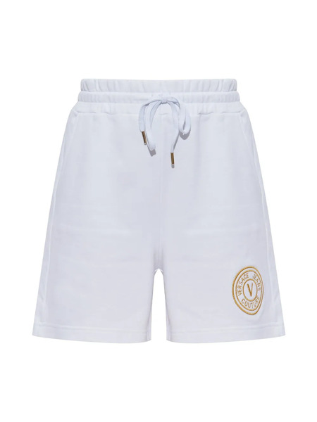  Versace Jeans Couture Logo-embroidered Shorts - White 