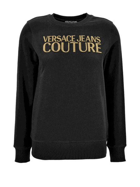  Versace Jeans Couture Logo-embroidered Sweatshirt - Black 