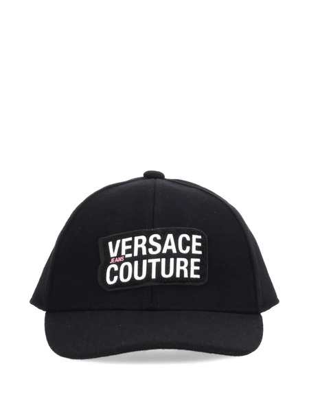  Versace Jeans Couture Logo-patch Baseball Cap - Black 