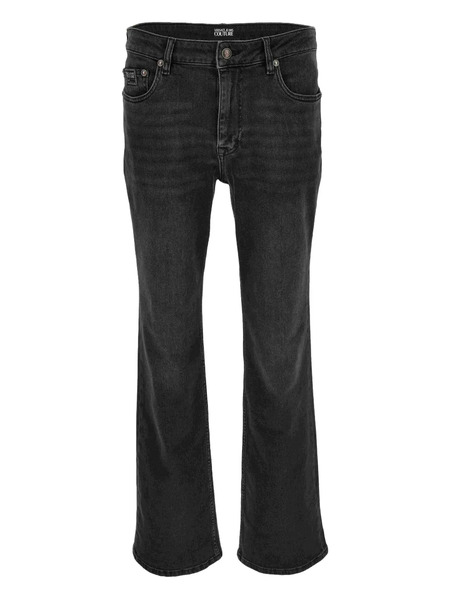  Versace Jeans Couture Logo-patch Jeans - Black 