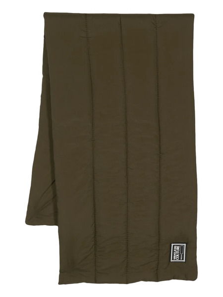  Versace Jeans Couture Logo-patch Puffer Scarf - Green 