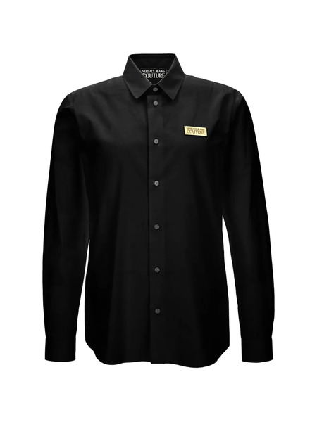  Versace Jeans Couture Logo-patch Shirt - Black 