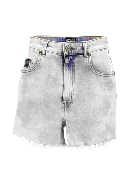  Versace Jeans Couture Logo-patch Shorts - Grey 