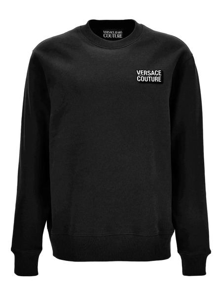  Versace Jeans Couture Logo-patch Sweatshirt - Black 