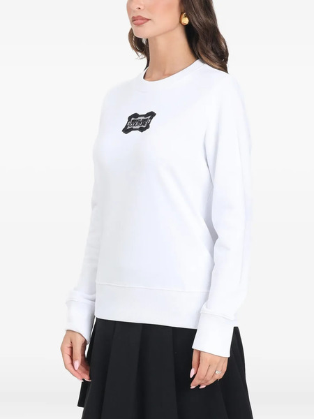  Versace Jeans Couture Logo-patch Sweatshirt - White 