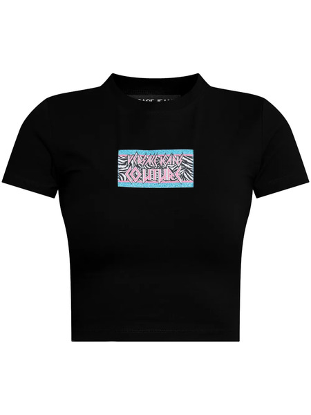  Versace Jeans Couture Logo-patch T-shirt - Black 