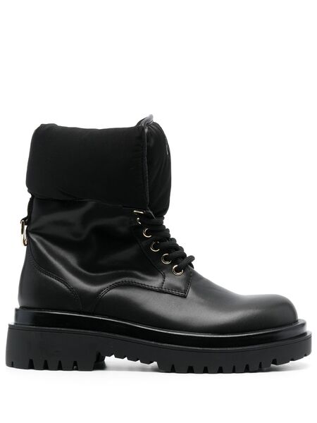  Versace Jeans Couture Logo-print Ankle-length Boots - Black 