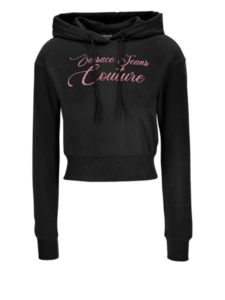  Versace Jeans Couture Logo-print Hoodie - Black 