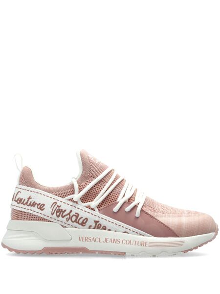  Versace Jeans Couture Logo-print Sneakers - Pink 