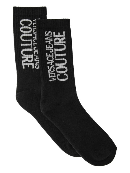  Versace Jeans Couture Logo-print Socks - Black 