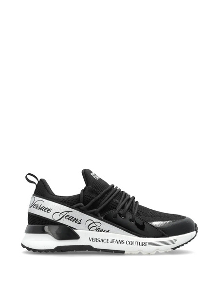  Versace Jeans Couture Logo-tape Sneakers - Black 