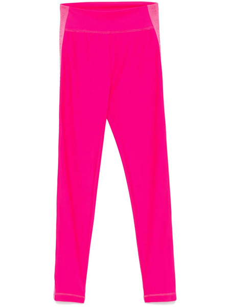  Versace Jeans Couture Logo-trim Leggings - Pink 