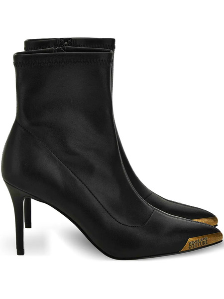  Versace Jeans Couture Metallic-toe Slip-on Boots - Black 