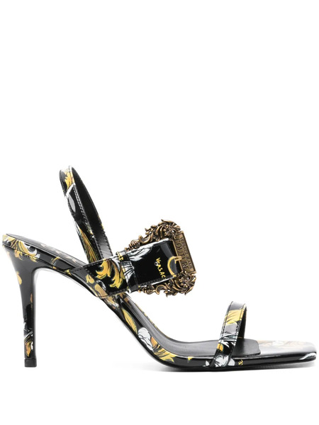  Versace Jeans Couture 90mm Emily Sandals - Black 