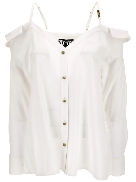  Versace Jeans Couture Off-shoulder Blouse - White 