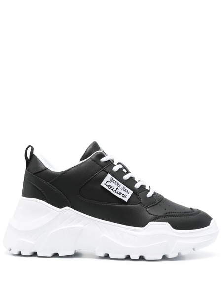  Versace Jeans Couture Panelled Sneakers - Black 