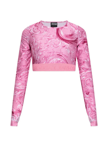  Versace Jeans Couture Pattern-detail Top - Pink 