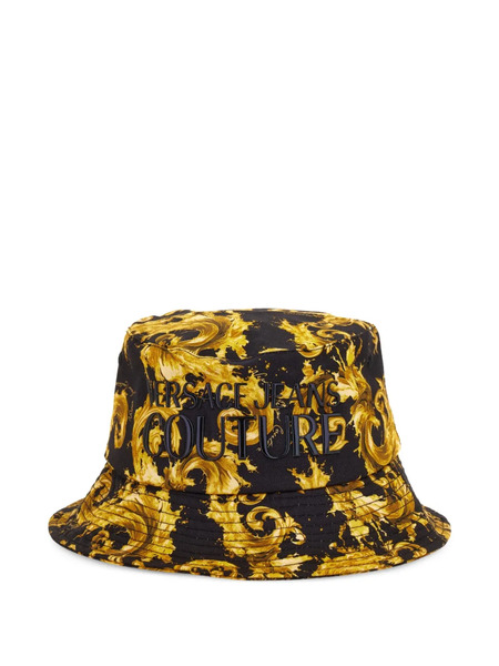  Versace Jeans Couture Patterned Bucket Hat - Black 