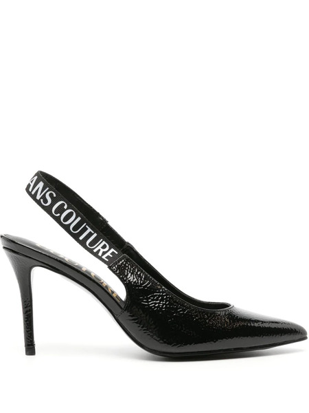  Versace Jeans Couture Scarlett 90mm Slingback Pumps - Black 