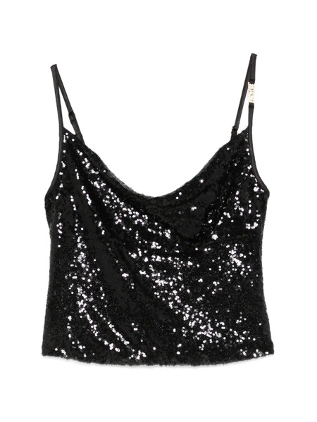  Versace Jeans Couture Sequin Top - Black 