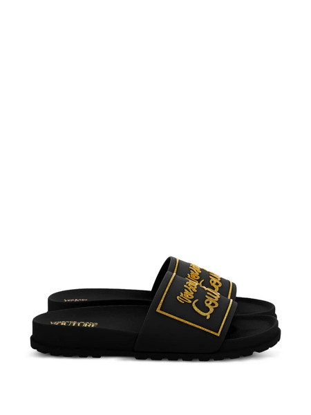  Versace Jeans Couture Shelly Slides - Black 