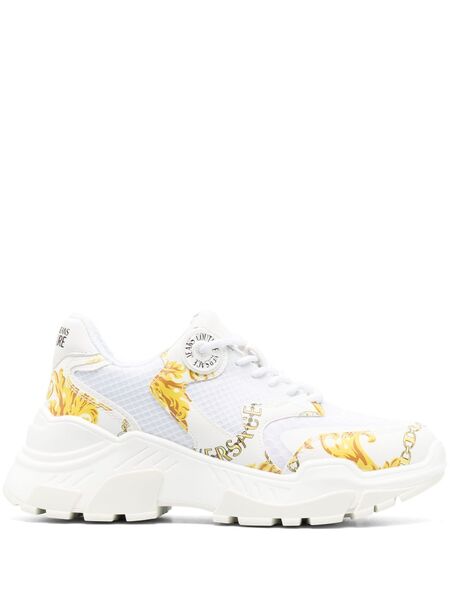  Versace Jeans Couture Speedtrack Chain Couture Sneakers - White 