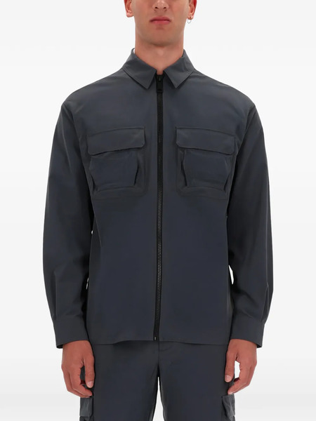  Versace Jeans Couture Zip Pocket Overshirt - Grey 