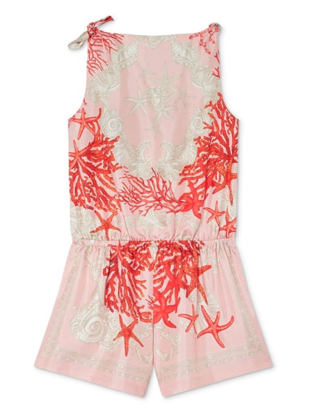  Versace Kids Barocco Sea Jumpsuit - Pink 