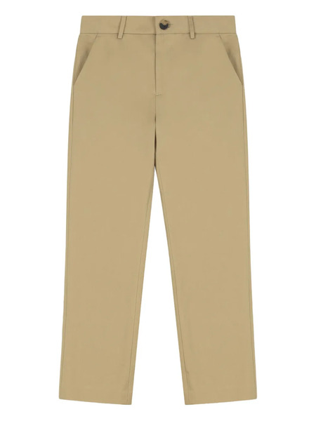 Versace Kids Cotton Trousers - Neutrals 