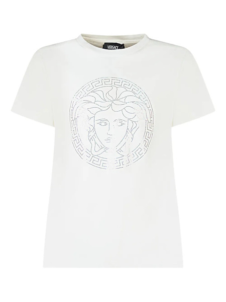  Versace Kids Crystal Medusa T-shirt - White 