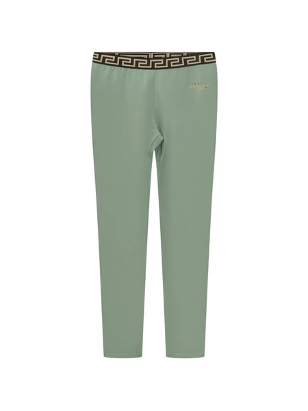  Versace Kids Elasticated-trim Leggings - Green 