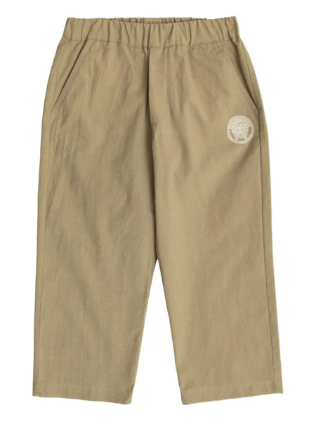  Versace Kids Elasticated-waist Trousers - Neutrals 