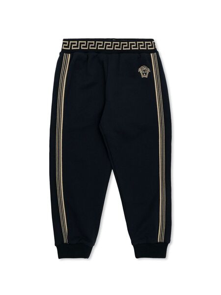  Versace Kids Greca-detail Sweatpants - Blue 