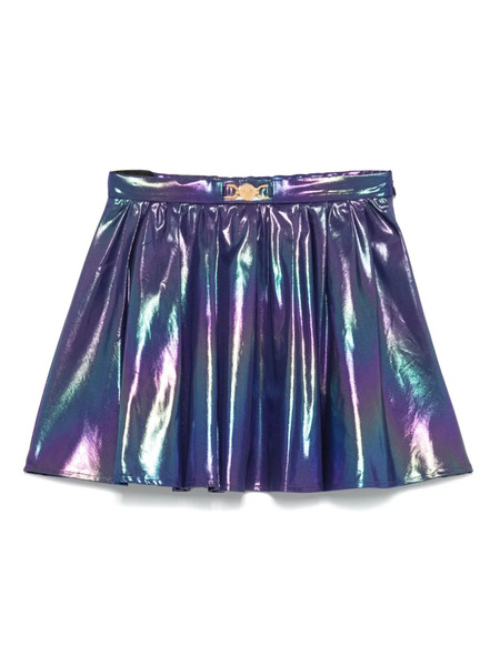  Versace Kids Holographic-effect Skirt - Blue 