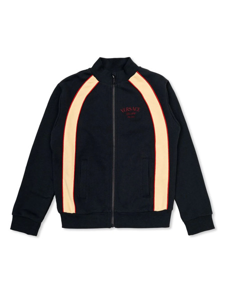  Versace Kids Logo-embroidered Sweatshirt - Blue 