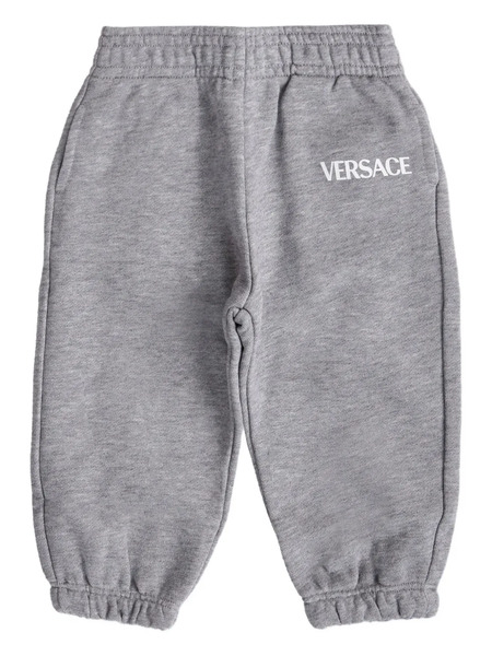  Versace Kids Logo-print Track Pants - Grey 
