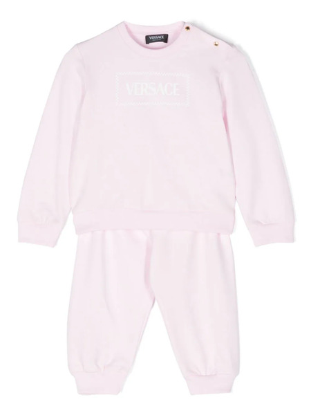  Versace Kids Logo-print Tracksuit - Pink 