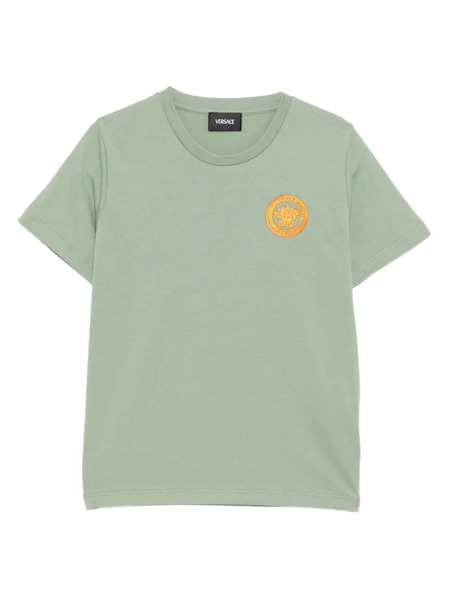  Versace Kids Logo-printed T-shirt - Green 