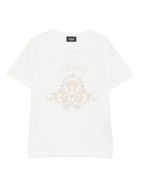  Versace Kids Logo-printed T-shirt - White 