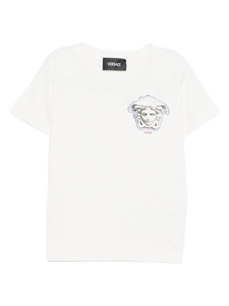  Versace Kids Logo-printed T-shirt - White 