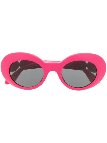  Versace Kids Oval-frame Sunglasses - Pink 