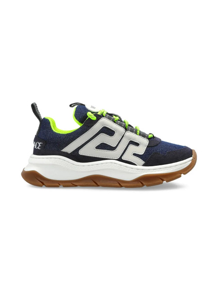  Versace Kids Pop Runner Sneakers - Blue 