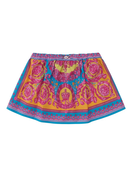  Versace Kids Print Skirt - Yellow 