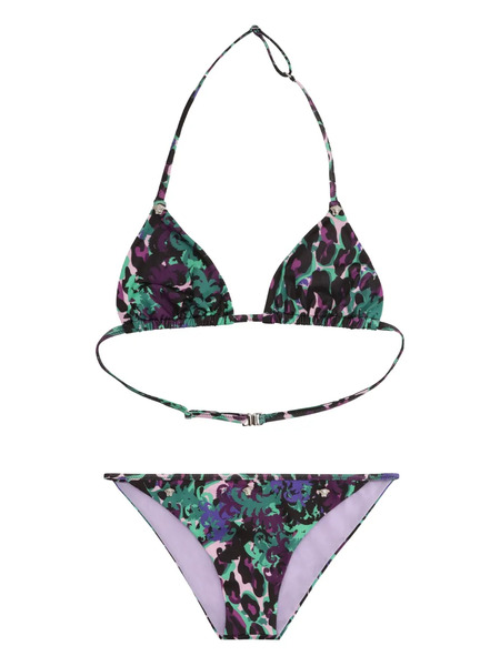  Versace Kids Printed Bikini - Purple 