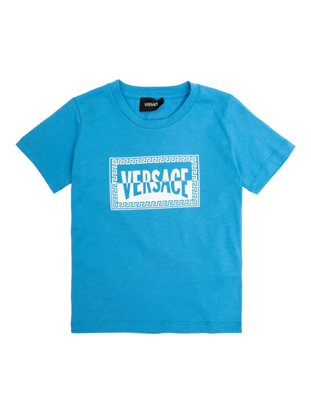  Versace Kids Printed T-shirt - Blue 