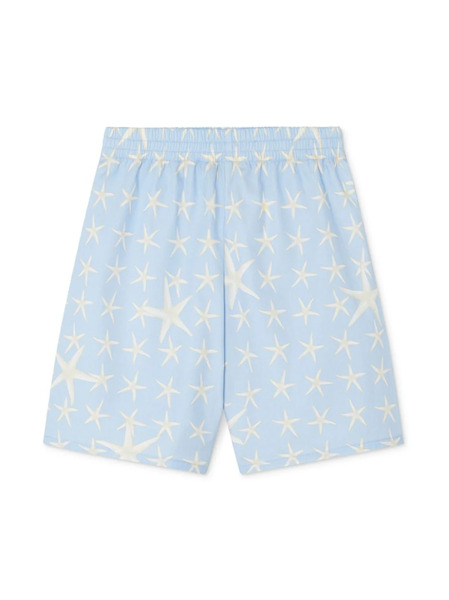  Versace Kids Stella Marina Bermuda Shorts - Blue 
