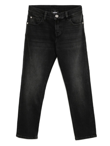  Versace Kids Straight-leg Jeans - Black 