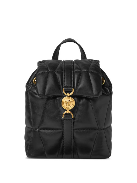  Versace Kleio Quilted Medusa-motif Backpack - Black 