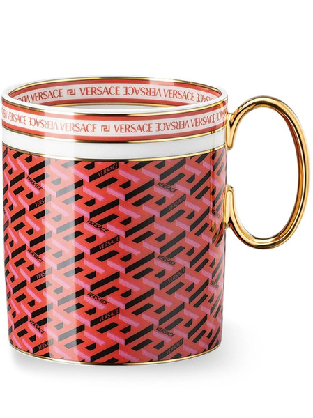 Versace La Greca Signature Mug - Red 