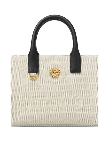  Versace La Medusa Mini Tote Bag - Neutrals 